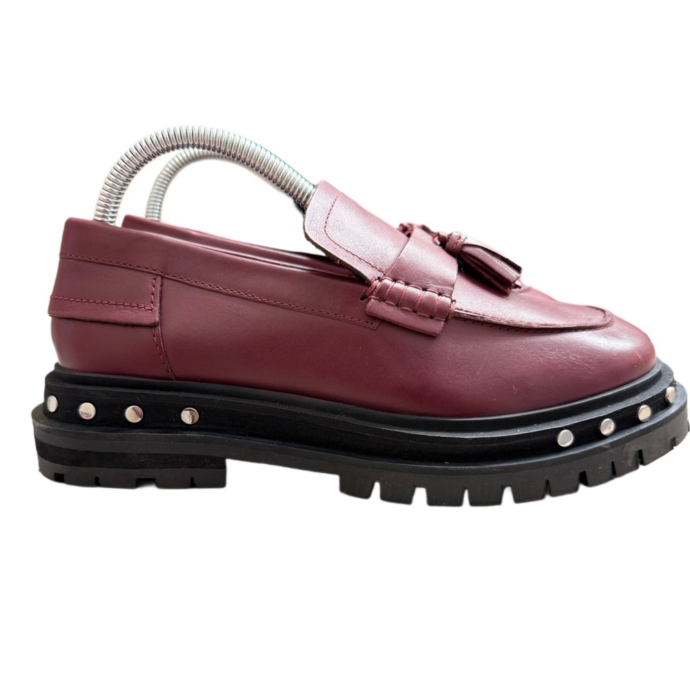 FREE PEOPLE TEAGAN TASSEL STUDDED LOAFER NWT - Picture 4 of 8